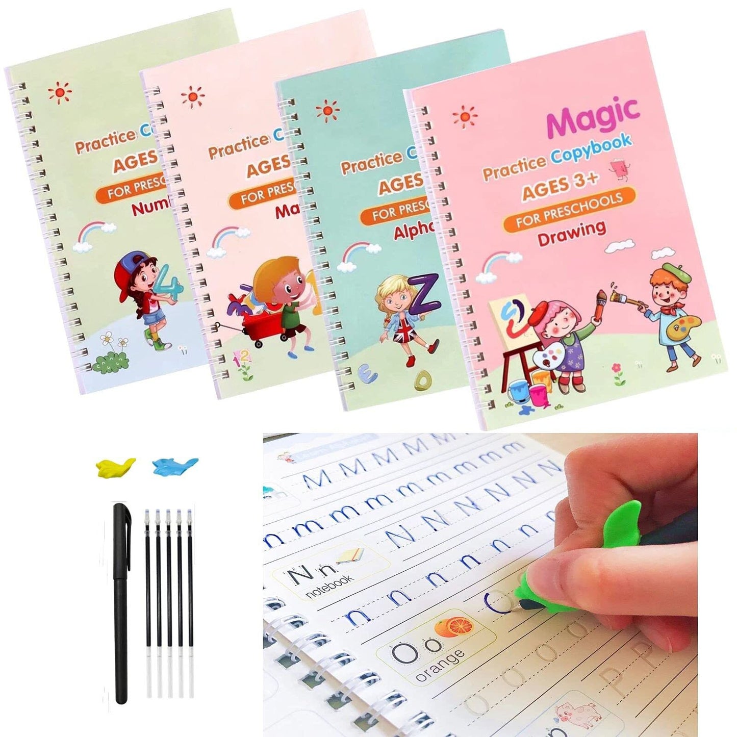 LIBRO DE CALIGRAFIA MONTESSORI PARA NIÑOS