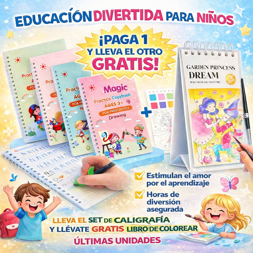 LIBRO DE CALIGRAFIA MONTESSORI PARA NIÑOS