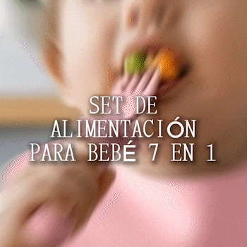 SET DE ALIMENTACIÓN PARA BEBÉ 7 EN 1