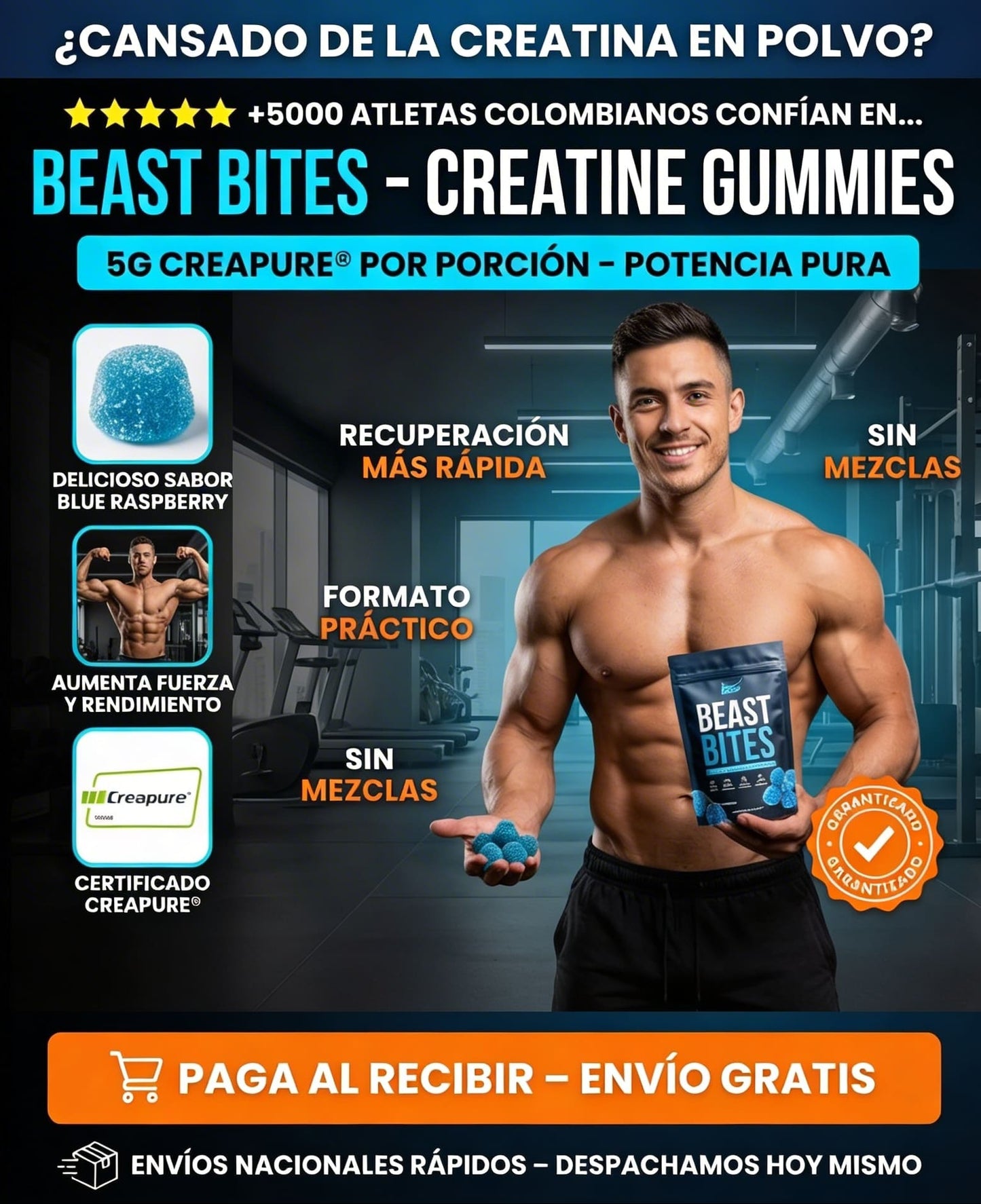 Gomitas Creatina Recuperación