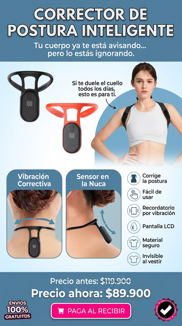 Corrector de Postura Vibrante